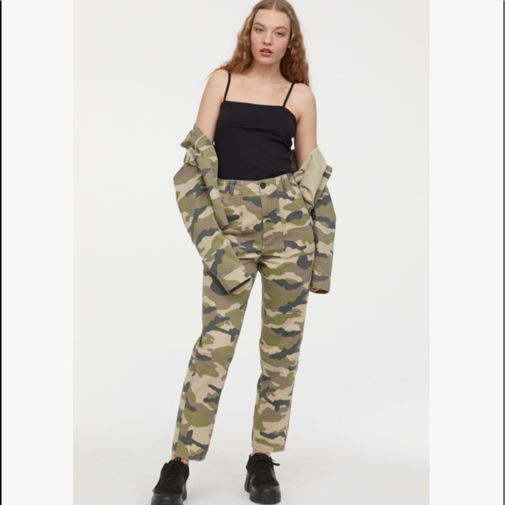 COPY - H&M +Patterned Cotton Pants.